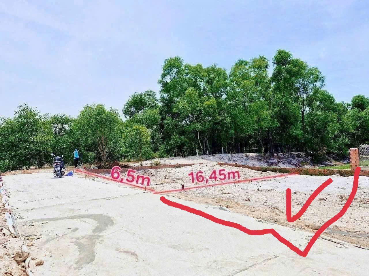 Hạ giá bán gấp đất vinh an 6,5x16,5m giá 299tr còn 269tr bán nhanh