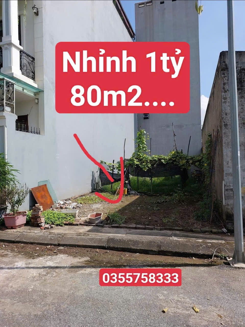 Chỉ nhỉnh 1 tỷ
Chương Mỹ – Hà Nội
Diện tích: 80m²
Sổ đỏ full thổ cư