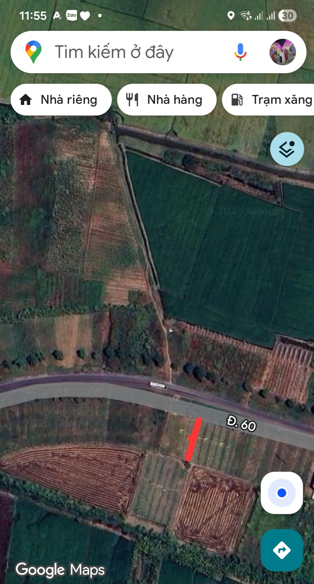 Đất quốc lộ 60 đoạn Đại học Nam Việt. Giá thương lượng
