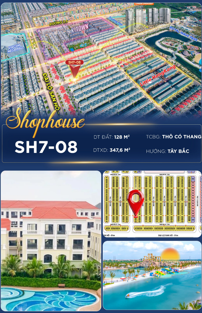 🔥 SHOPHOUSE TÂY BẮC – GIÁ TTS TỐT CHO NHÀ ĐẦU TƯ DÒNG TIỀN