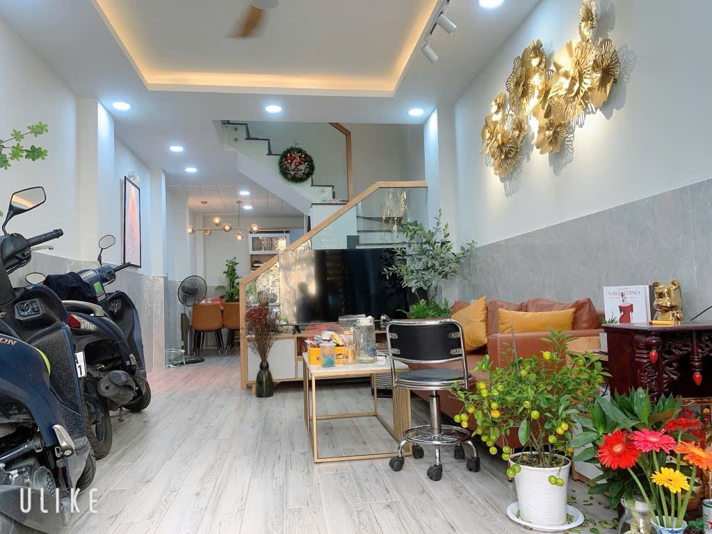 Bán Gấp Nhà Đẹp 3 Tầng  Full Nội Thất Cao Cấp  Xe Hơi Đậu Ngay Cửa Đường Số 1 Phường 16