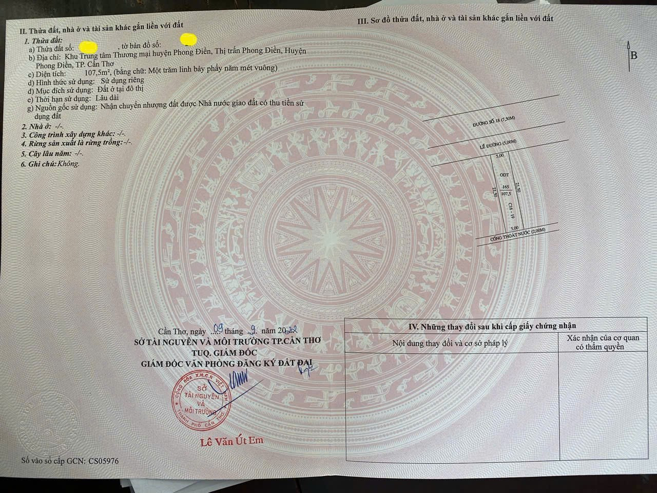 Đất nền full thổ cư,diện tích đẹp