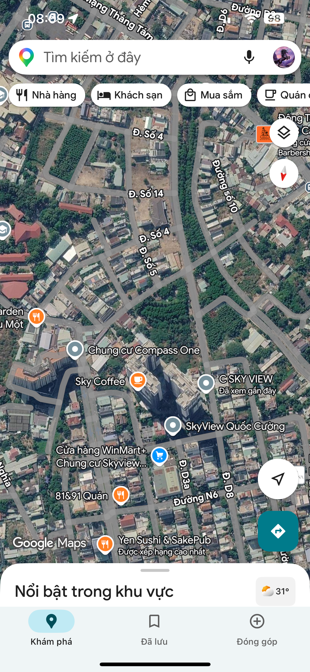 Bán đất tặng nhà cấp 4 khu cấp thoát nước Chánh Nghĩa (phường Thủ Dầu Một-Bình Dương) Mt đường số 2 sát bên chung cư Sky View vị trí đẹp thoáng
