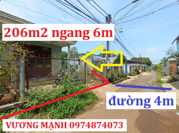ĐẤT 206 M², NGANG 6M, LONG KHÁNH, ĐỒNG NAI