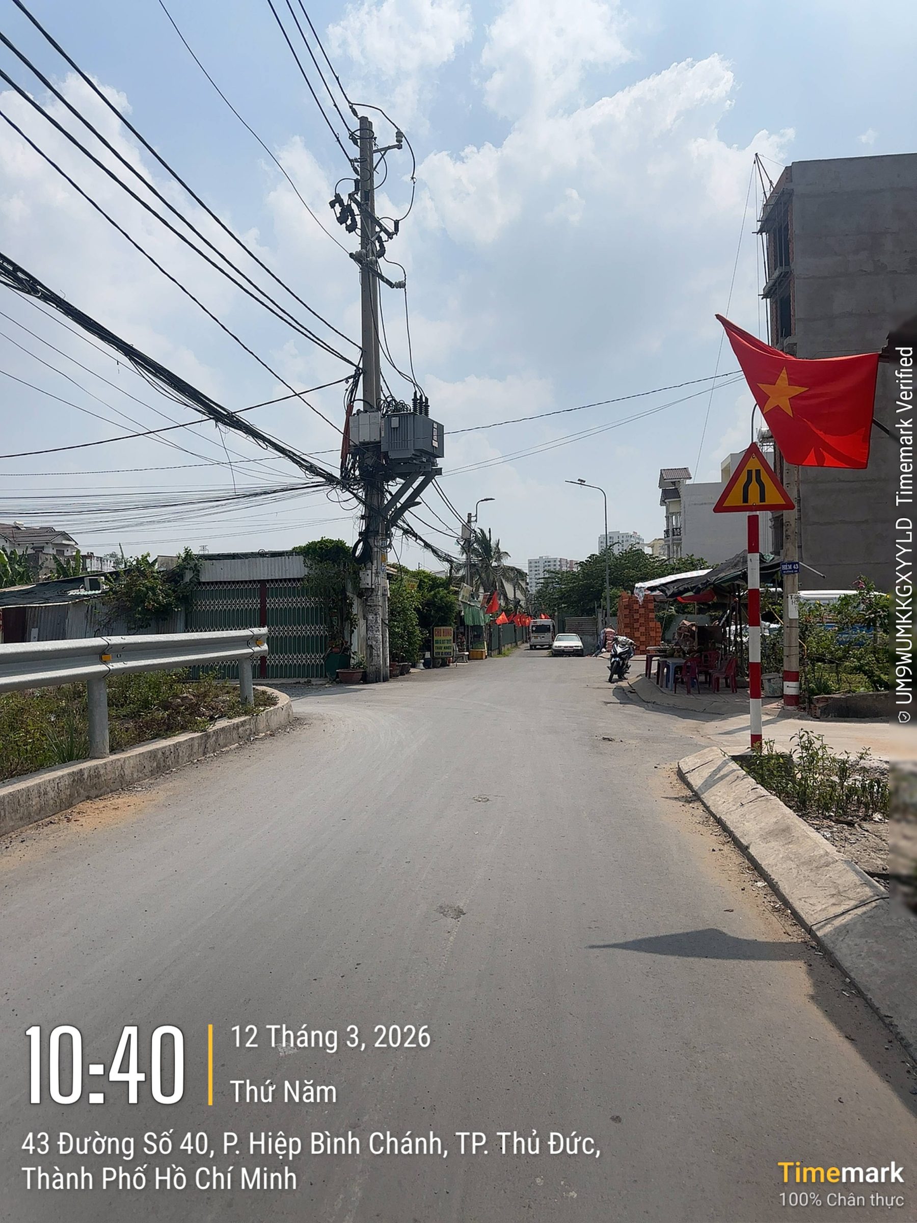 BÁN ĐẤT MẶT TIỀN ĐƯỜNG SỐ 40, HIỆP BÌNH CHÁNH - 100m2 - GIÁ 7.8 TỶ