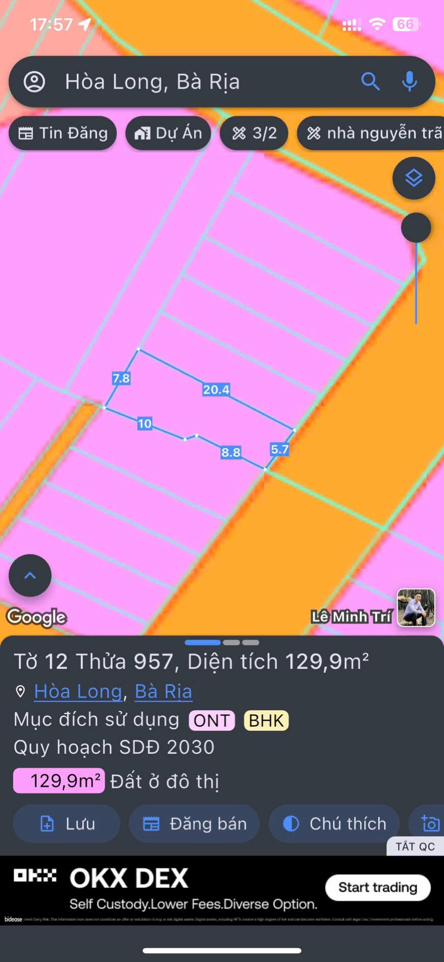MẶT TIỀN ĐƯỜNG 11B ( đường 40 ), HOÀ LONG, TP BÀ RỊA