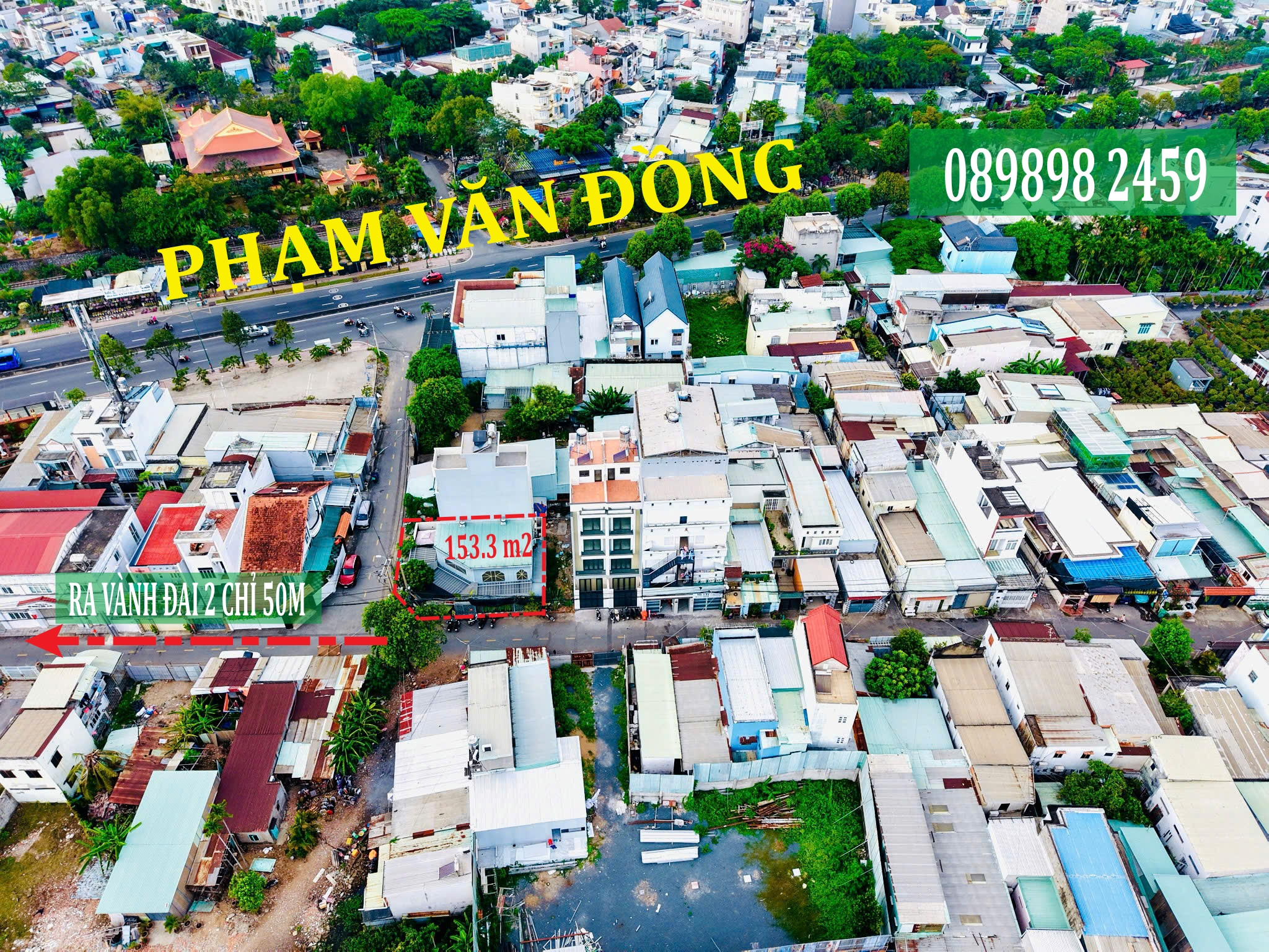 12.5 TỶ CÓ NGAY LÔ GÓC KINH DOANH 153M2 NGAY PHẠM VĂN ĐỒNG VÀ KHA VẠN CÂN