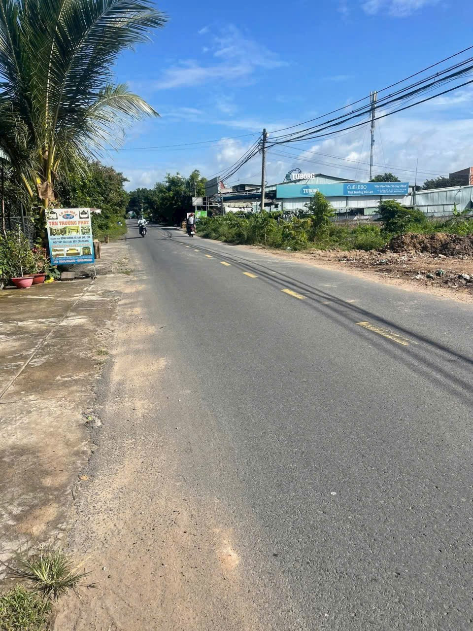 Bán đất thổ cư mặt tiền kinh doanh buôn bán VIP xã Tân Thông Hội Củ Chi TPHCM, DT: 5x32m.
