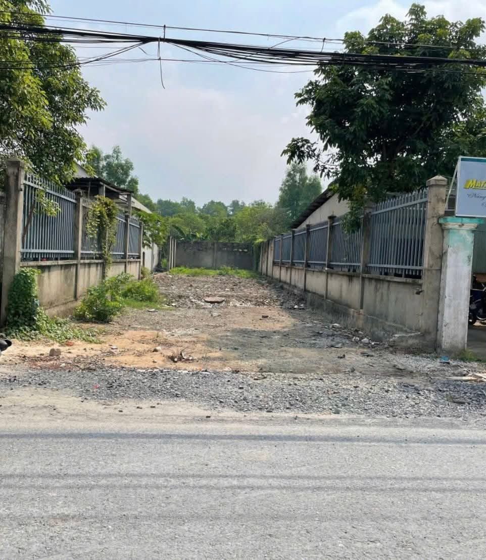 Đất thổ cư mặt tiền buôn bán kinh doanh MT đường Sông Lu xã Hòa Phú Củ Chi TPHCM, DT: 7x40m.