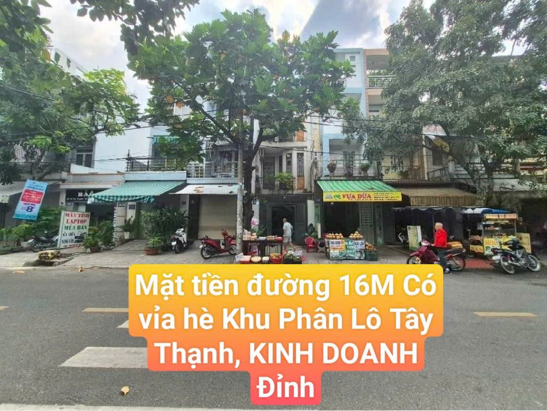 Mặt tiền Kinh doanh đường 16M có vỉa hè, Tây Thạnh, Lê Trọng Tấn. Chỉ 8 tỷ 500