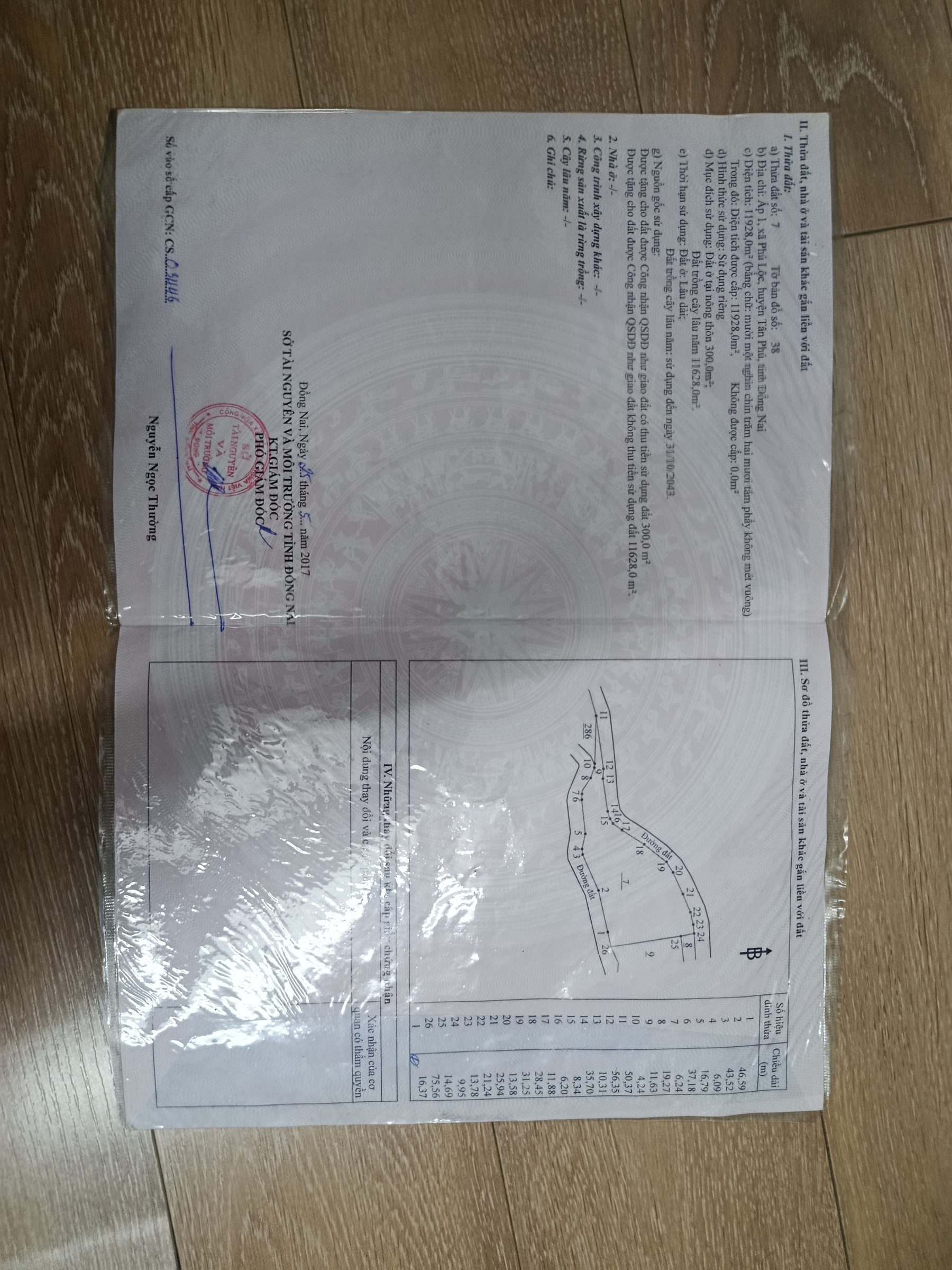 Đất trồng cây lâu năm, cách khu hành chính và KCN 3km