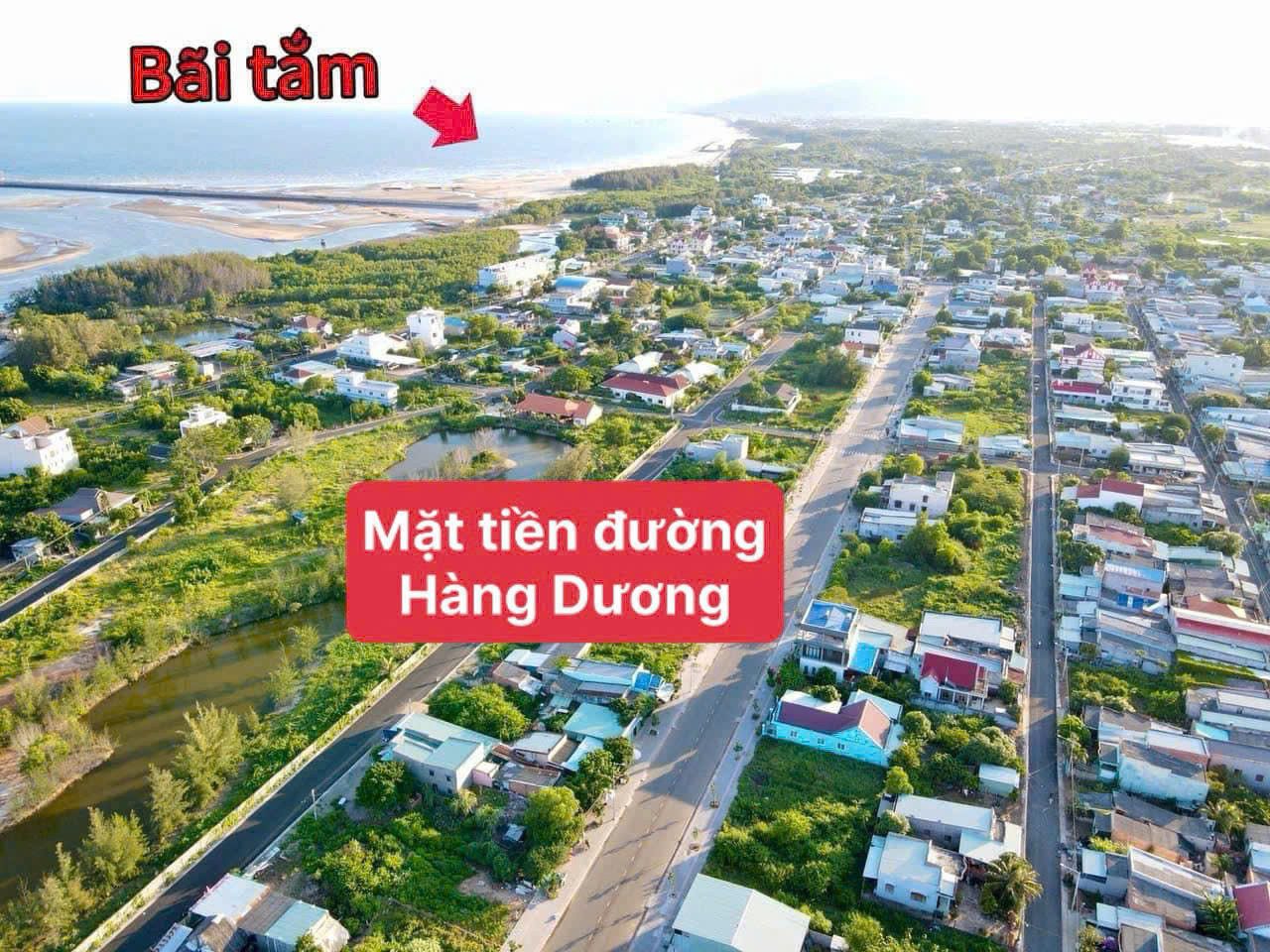 CHỈ VỚI 1TY580 200M2 THỔ CƯ  ĐẤT MẶT TIỀN ĐƯỜNG HÀNG DƯƠNG, CÁCH BIỂN PHƯỚC HẢI 200m