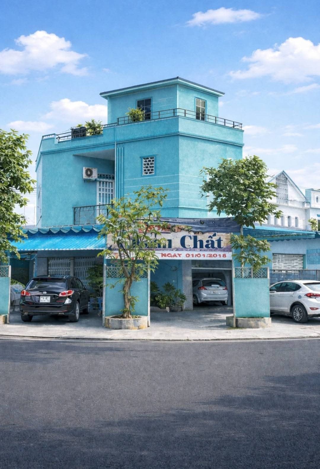 Bán nhà góc 2MT nhựa mặt bằng kinh doanh quán cafe xã Tân Hiệp Hóc Môn TPHCM, DT: 8x13m.