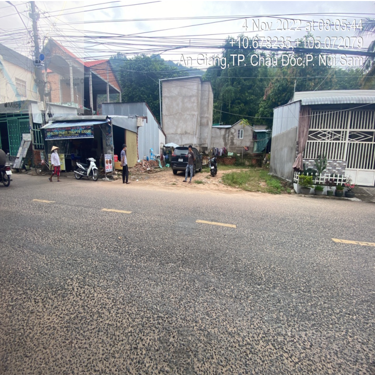 BÁN ĐẤT 159,7 M2, NGANG 11M GIÁ 4,6 TỶ PHƯỜNG NÚI SAM, TP CHÂU ĐỐC