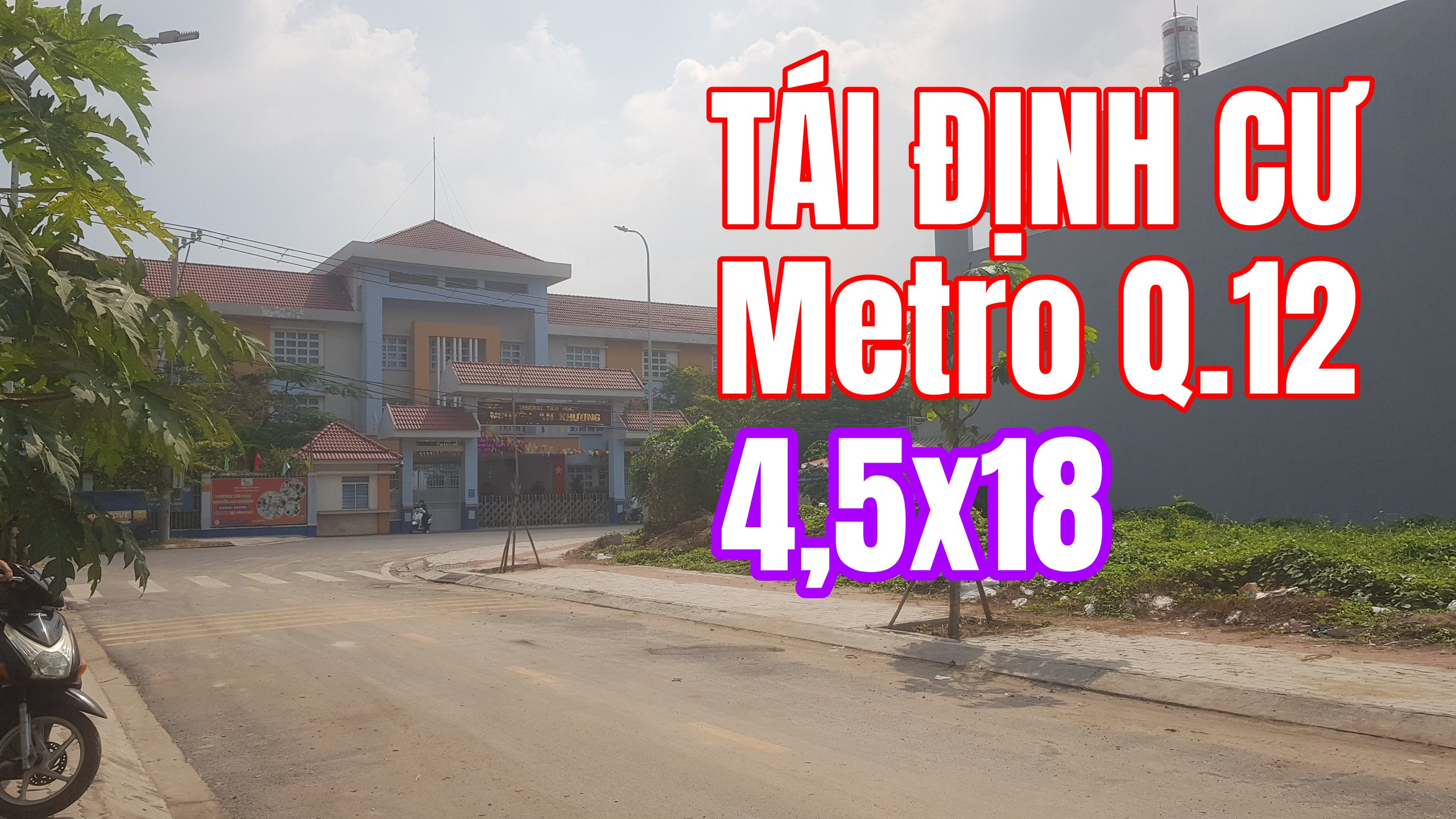 Bán đất 80m² ngang 4,5m giá 6.5 tỷ Phường Đông Hưng Thuận