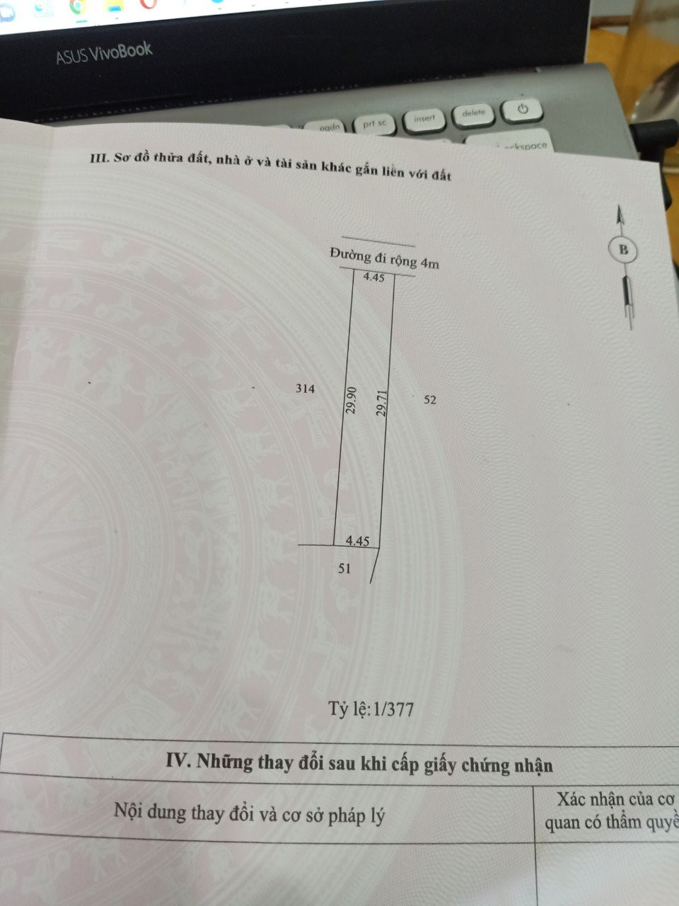 Bán đất mặt tiền kiệt 42 Tân Trào nối KQH - Hương Thủy