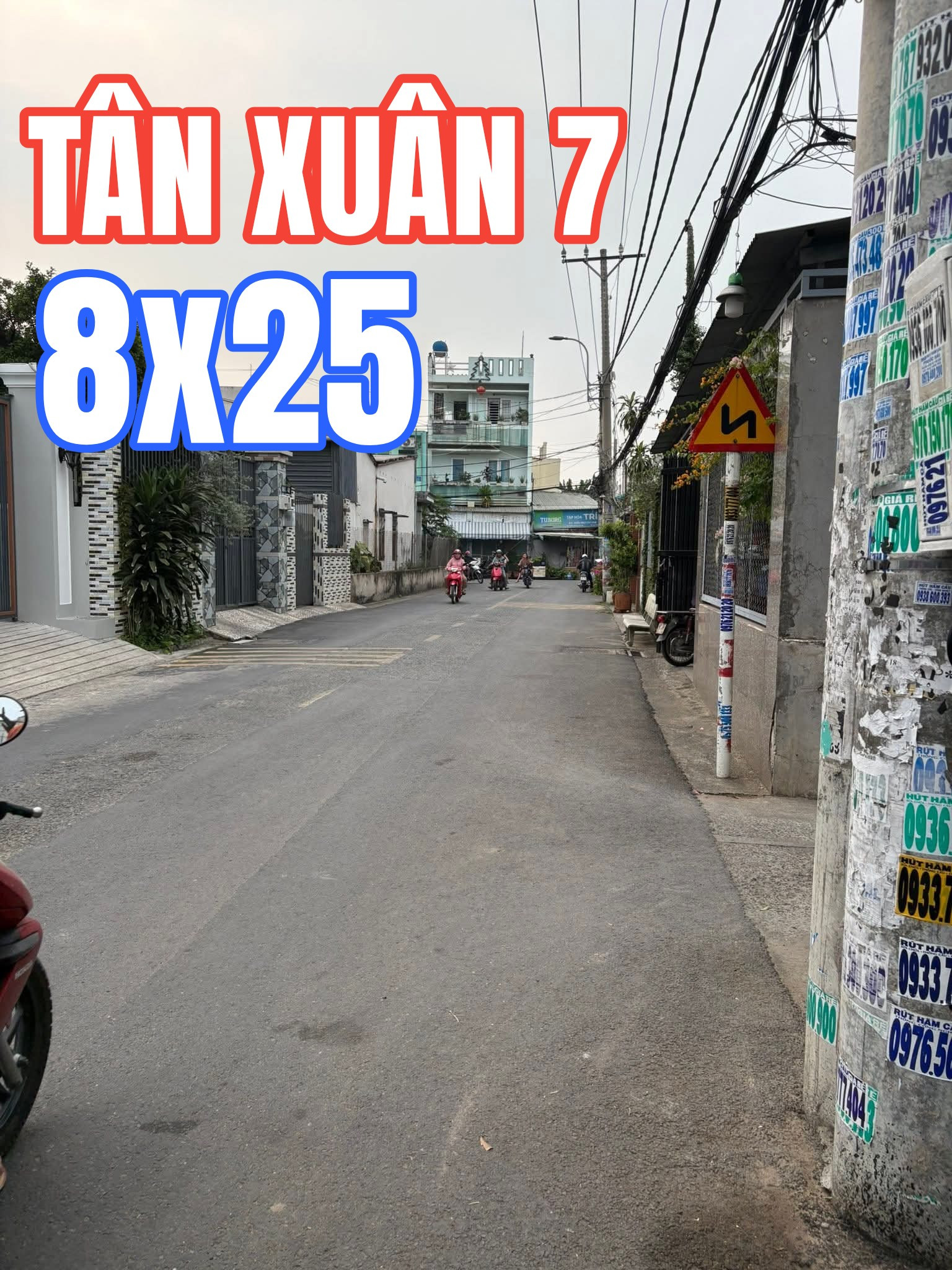 🔴Bán lô đất đẹp góc 2 mặt tiền trung Tâm 203m² 8x25m Tân Xuân 7 giá 4.95 tỷ Xã Hóc Môn