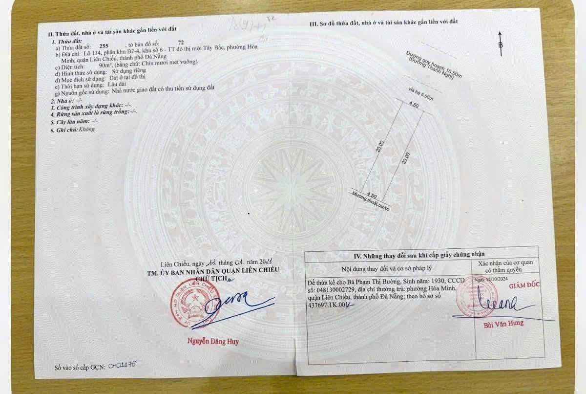 BÁN ĐẤT THANH NGHỊ HÒA KHÁNH BẮC LIÊN CHIỂU ĐÀ NẴNG 📌📌📌LÀM VIỆC TRỰC TIẾP GIÁ TỐT !!!