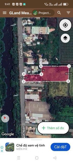 Bán đất 4425m² ngang 21m giá 65 tỷ tại Xã Tân Thới Nhì Huyện Hóc Môn