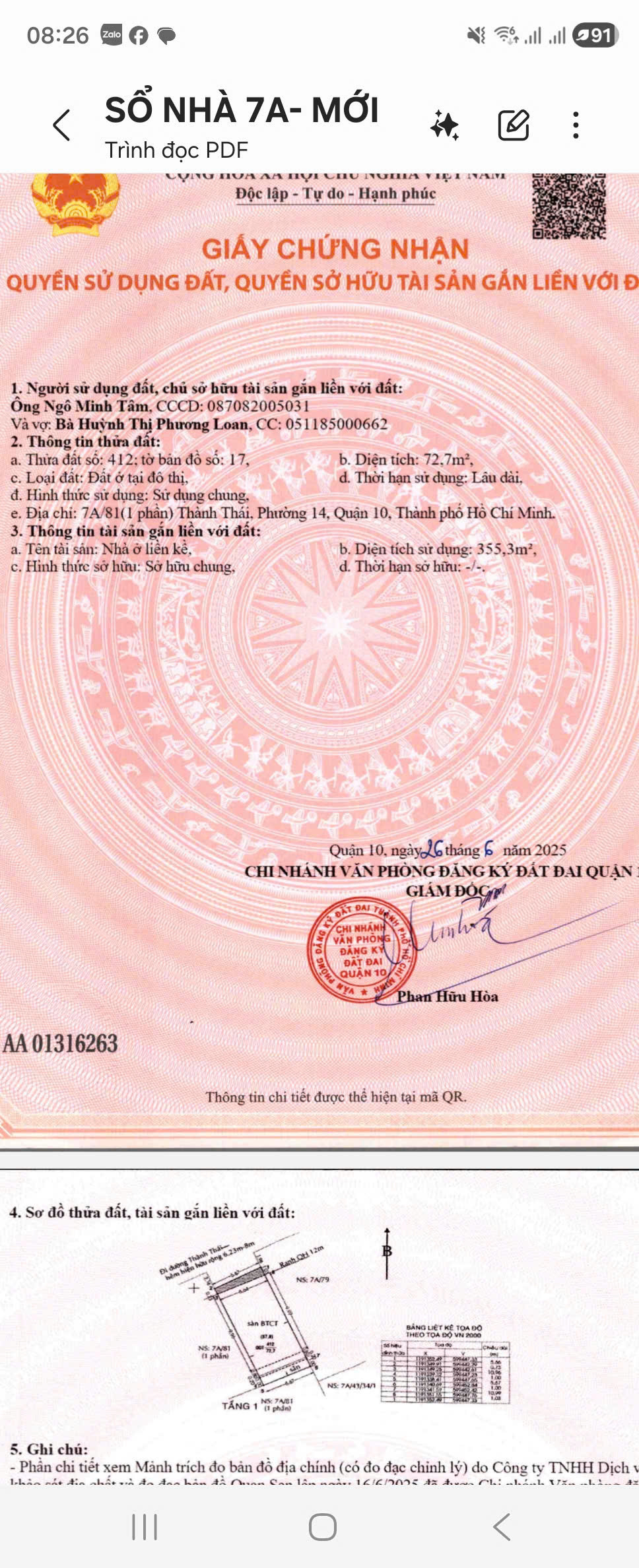 Bán nhà Thành Thái, P.14, Q.10 – Giá 23,5 tỷ