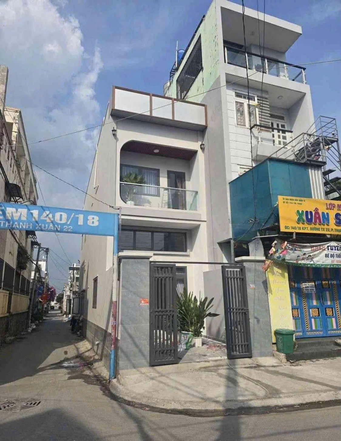 Mặt Tiền Thạnh Xuân 22 Gần Trường Học Các Cấp Khu Dân Cư An Ninh, Nhà 2 Tầng Sổ Hồng Riêng - GIÁ CHỈ 7 TỶ