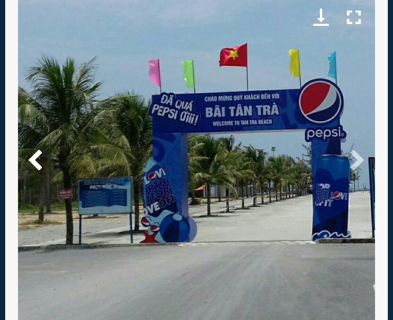 Đất biển bãi tắm tân trà, wiu công viên, phía sau là sông và khu FPT