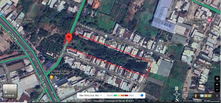 Bán đất Nông nghiệp mặt tiền đường Thới tam Thôn 18