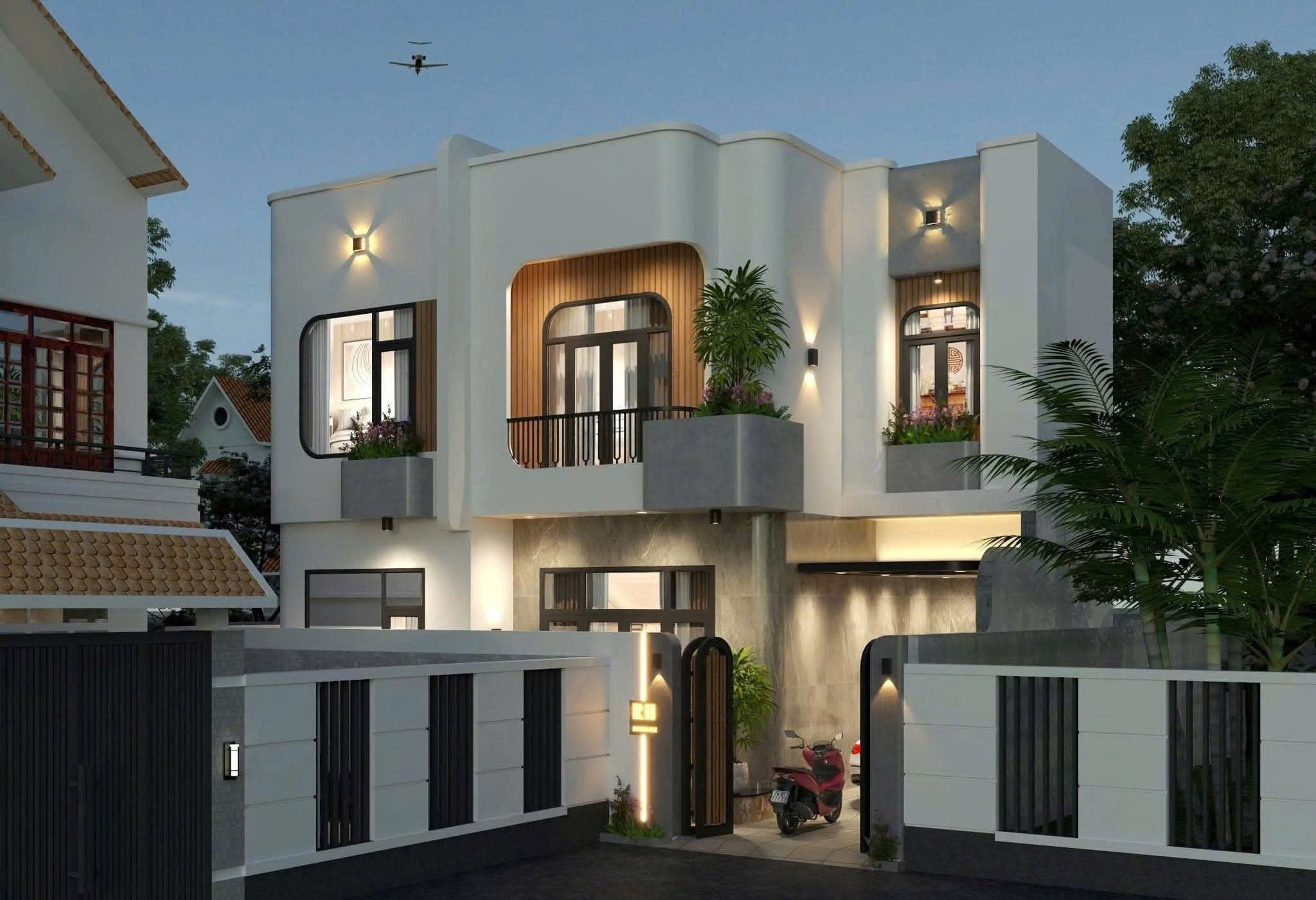 DA90 Bán nhà mới xây 2 mặt hẻm trước sau đường Thông Tin Xã Diên An cách Biển Trần Phú 11km