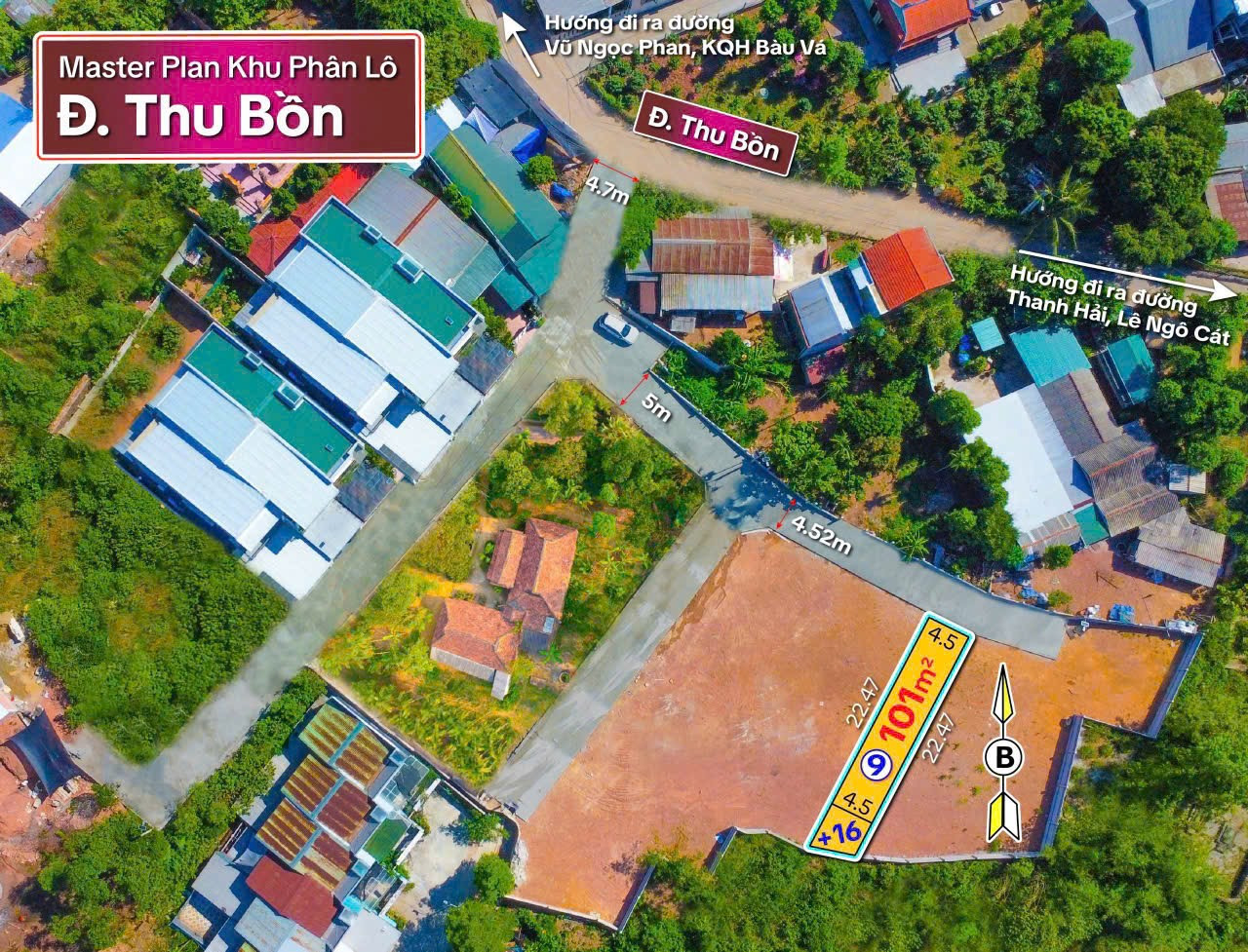 BÁN ĐẤT KIỆT 3 THU BỒN – GIÁ 1,6XX TỶ