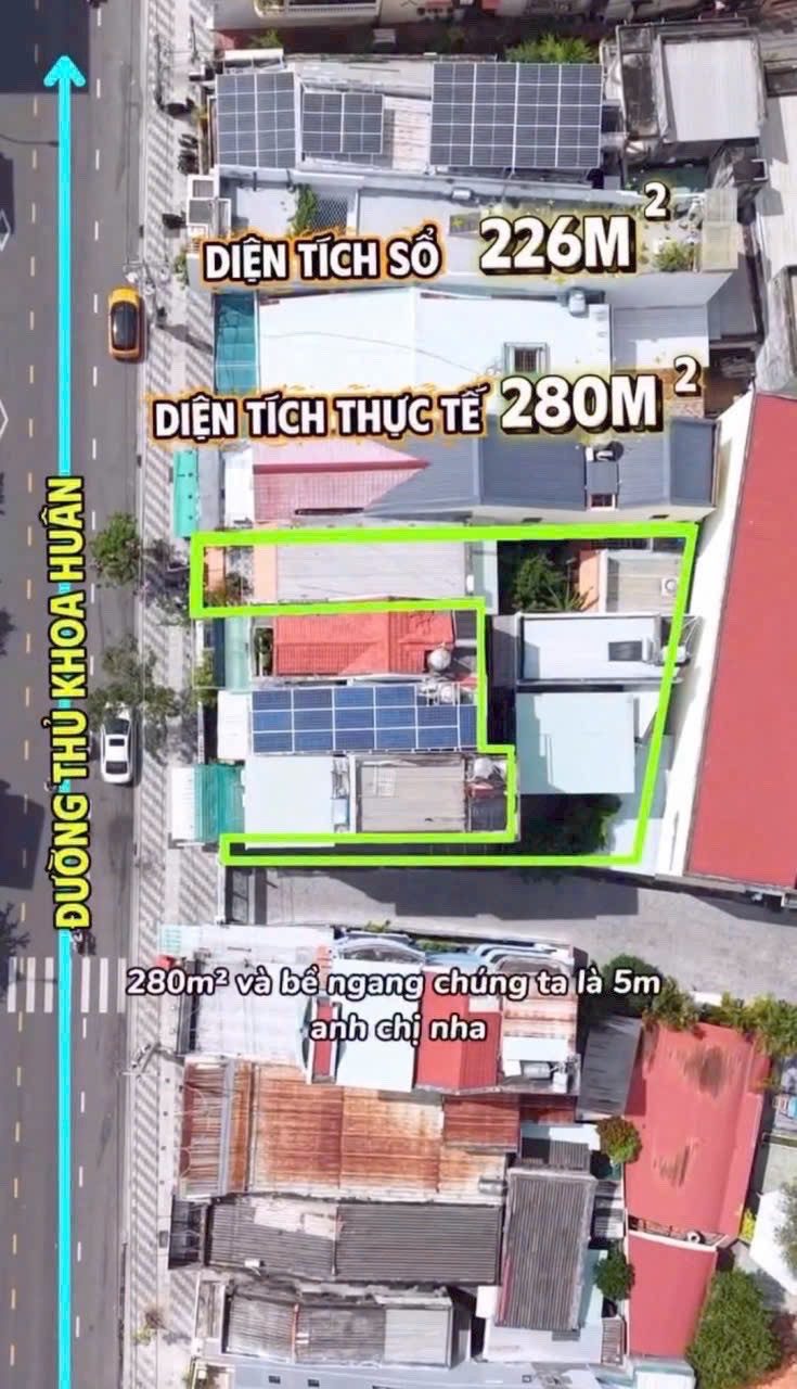 Bán nhà 280m² đường Thủ Khoa Huân, Phú Thủy trung tâm kinh doanh sầm uất
