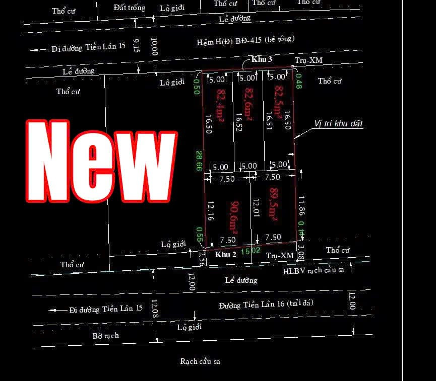 Bán đất 85m² thổ Tiền Lân Bà Điểm gần KCN Tân Bình 5x17m giá 4.45