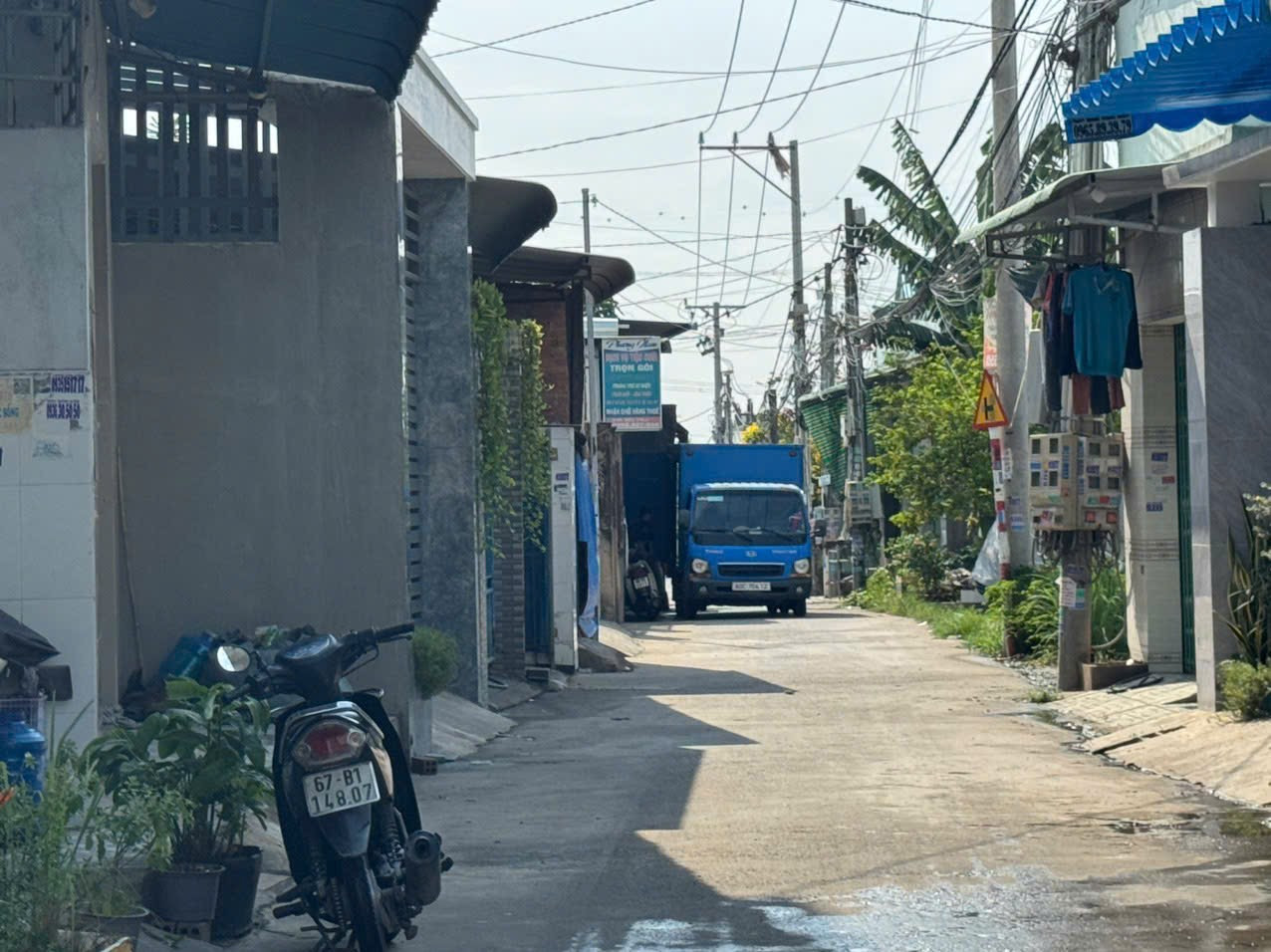Bán đất thổ cư 2Mt trước sau đường xe tải .đường Tl 768