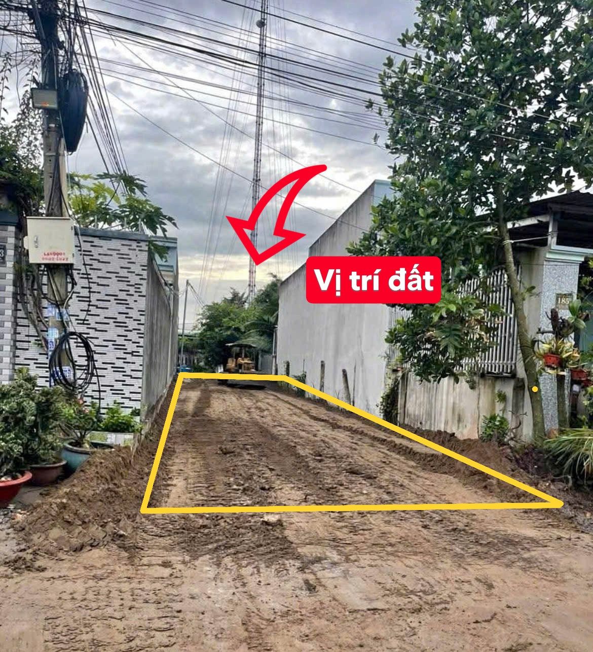 Hàng ngộp! (5x19m)=95m²/1 tỷ 050tr. 1 sẹc Đ.Tỉnh Lộ 2, Tân Thông Hội, Củ Chi. Xây dựng tự do.