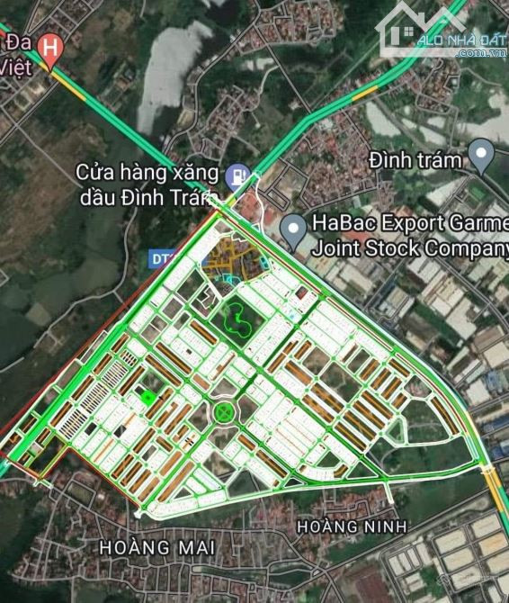 BÁN ĐẤT NỀN DỰ ÁN KĐT ĐÌNH TRÁM SEN HỒ QL37 VIỆT YÊN 75M2 - 2 TỶ