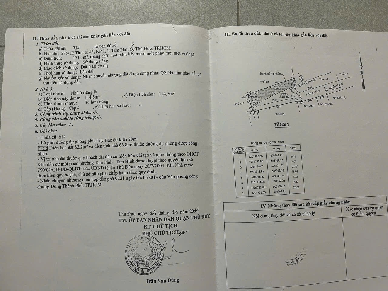 Chính chủ cần bán gấp 550m² đất, hẻm 585 Tỉnh lộ 43 (tô ngọc vân), Tam Phú, Thủ Đức - giá 13 tỷ