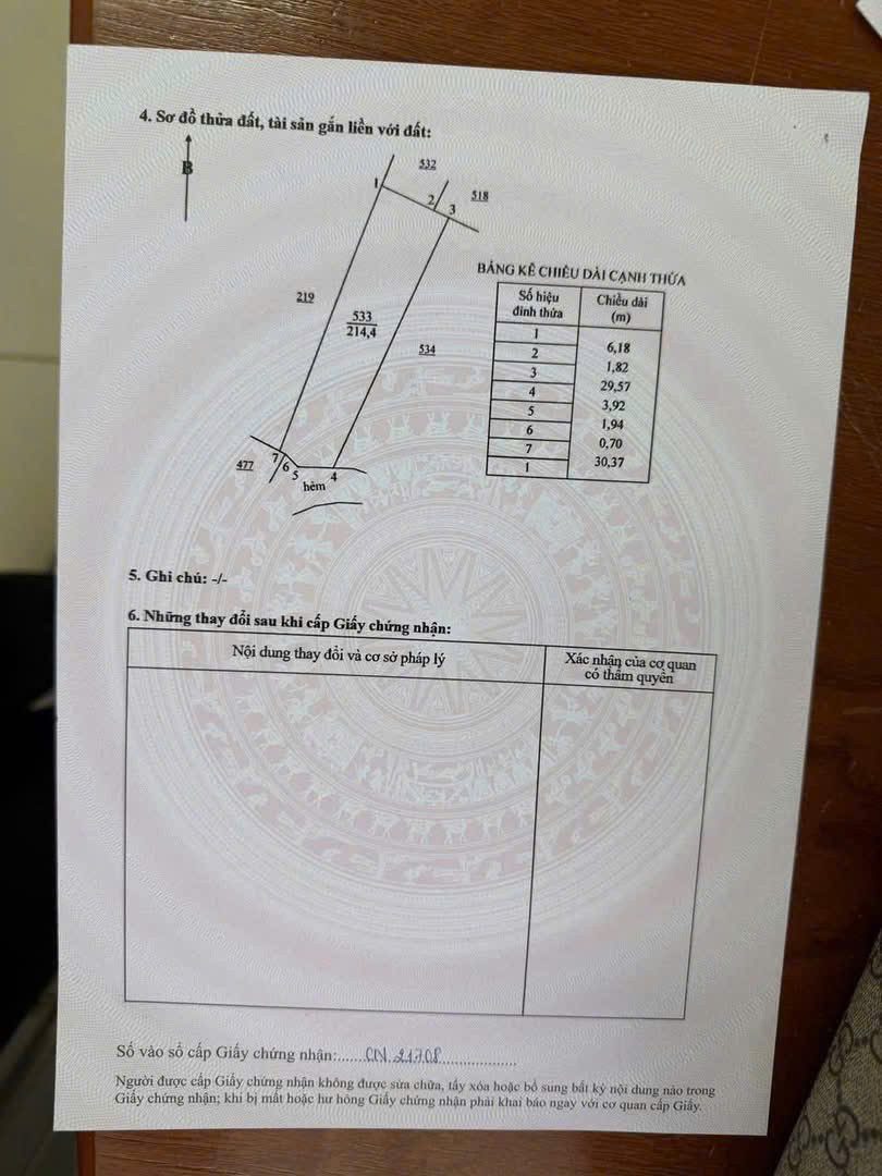 Bán đất Xã Phước Hải ,Bà Rịa - Vũng Tàu gần Biển Phước Hải giá chỉ 900Tr