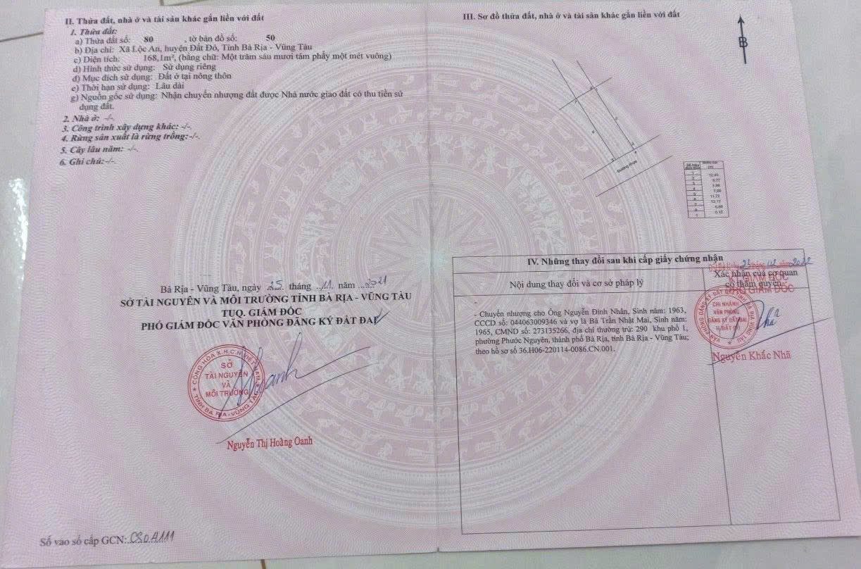 🔥 CHÍNH CHỦ CẦN BÁN NGỘP LÔ ĐẤT ĐẸP LỘC AN - VỊ TRÍ TIỀM NĂNG 🔥