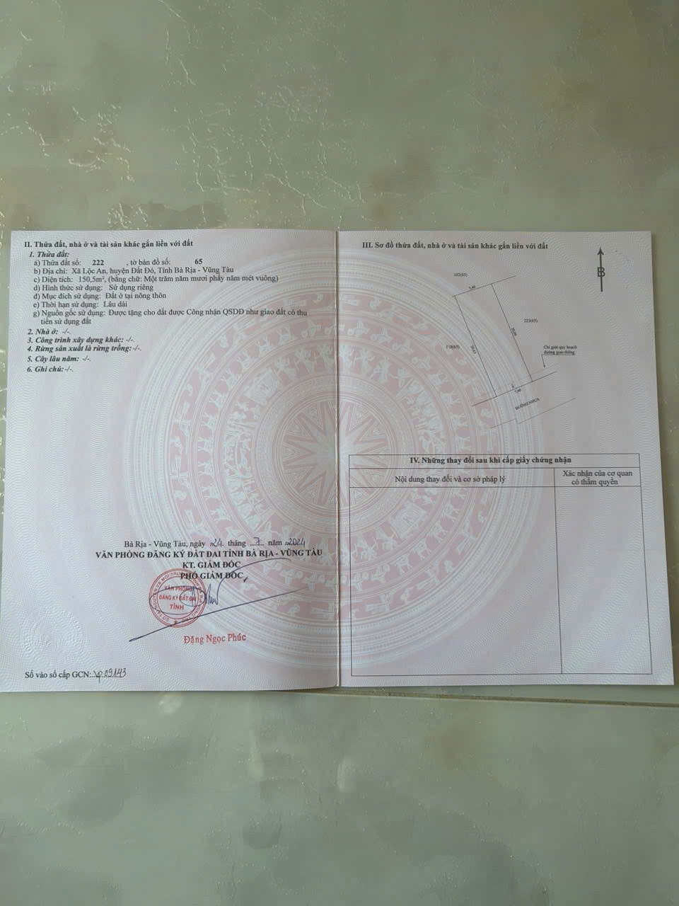 CHỦ KẸT NGÂN HÀNG GỬI BÁN NHANH LÔ ĐẤT BIỂN LỘC AN GIÁ CHỈ 1TỶ320 BỚT LỘC