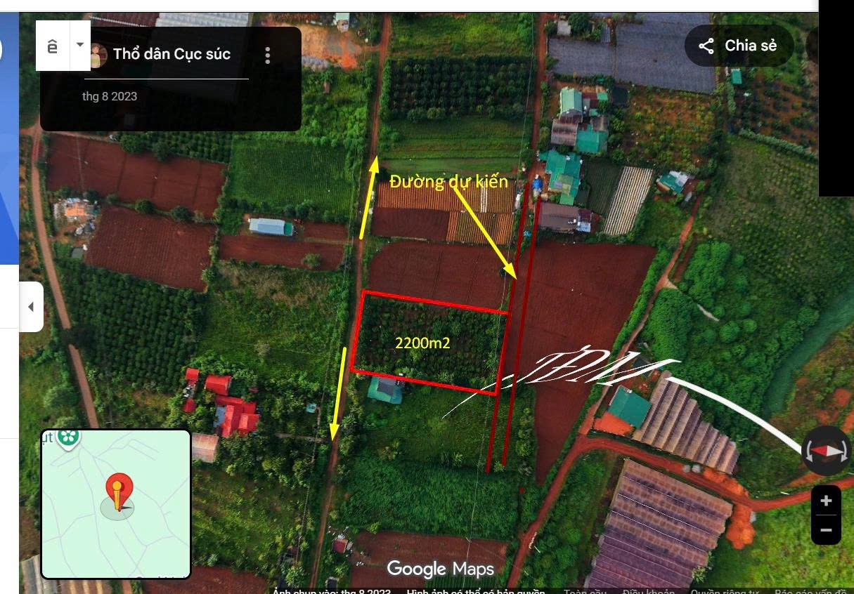 Bán lô đất nghỉ dưỡng Tà Nung 🔥7 tỷ 5 - 2200m- có 300m xây dựng - Cách trung tâm Đà Lạt 15km