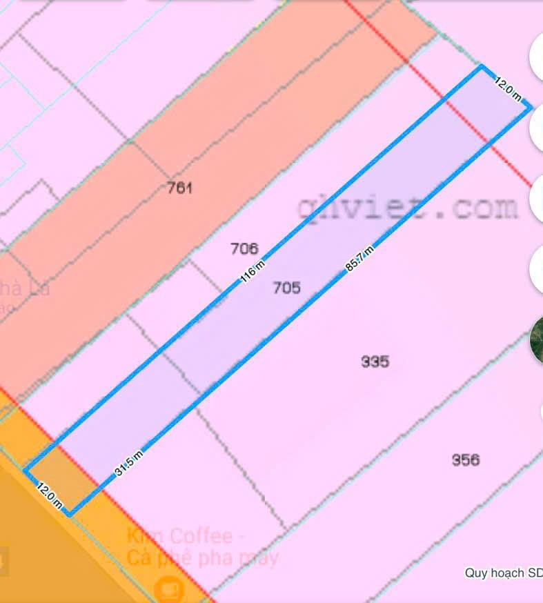 Bán đất 1386m² ngang 12m giá 4.56 tỷ Xã Cầu Khởi
