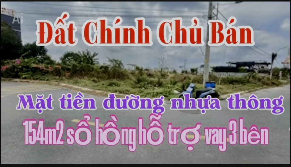 chính chủ kẹt tiền bán gấp lô đất góc đường chợ việt kiều khu phố 6 củ chi