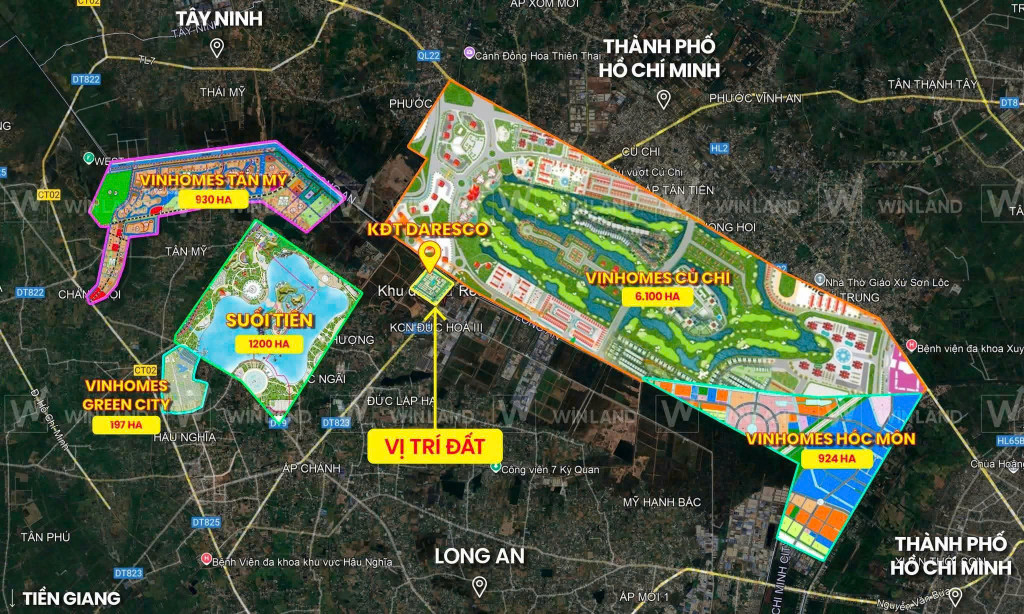 Lô góc ngã tư 2 mặt tiền KDT Daresco ngay gần chợ sát đường 36m - LH 0902549011