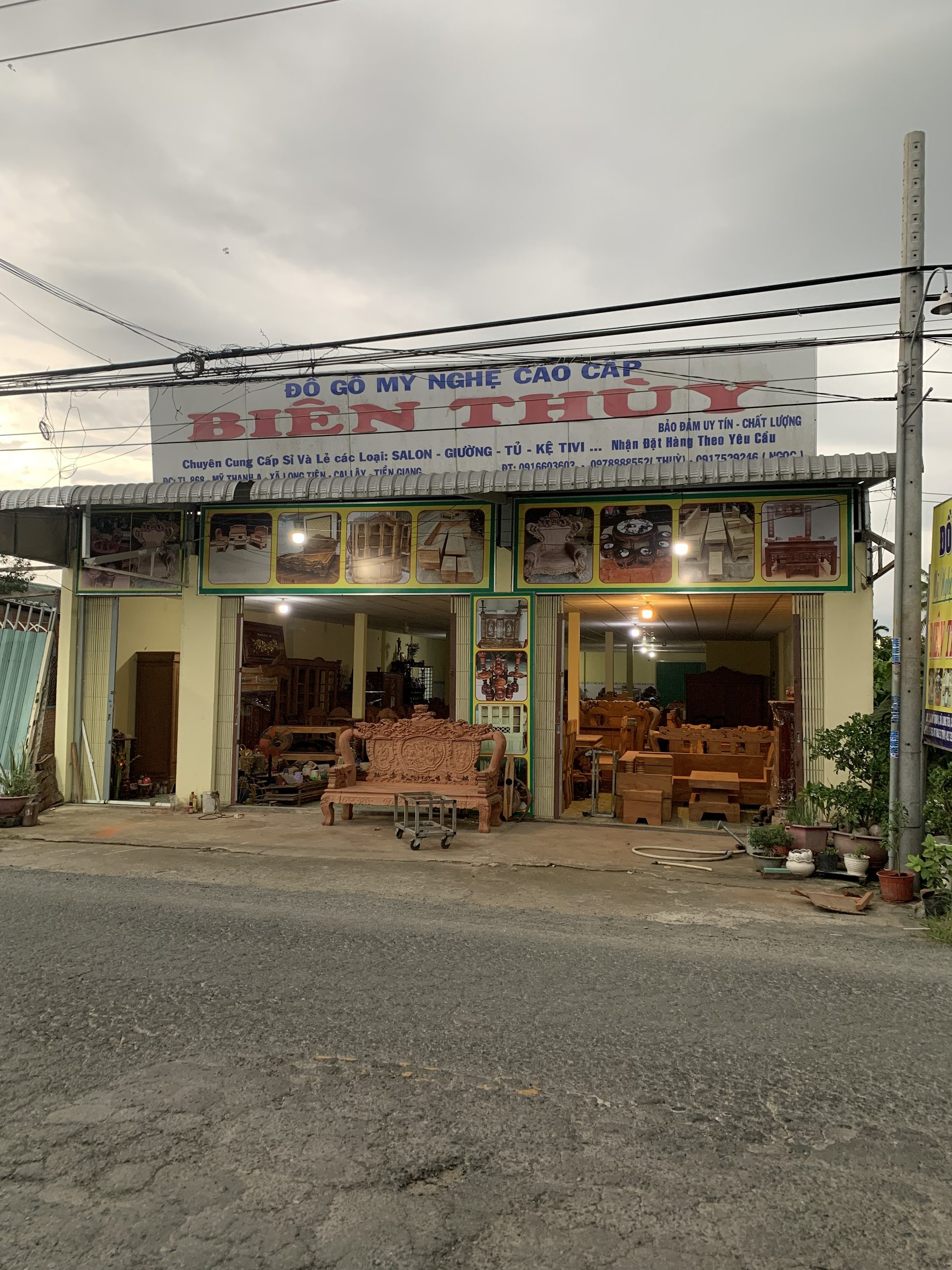 Bán Kho, nhà xưởng 600m2 giá 9.9 tỷ tại đường Tỉnh lộ 868 Xã Long Tiên Huyện Cai Lậy Tiền Giang