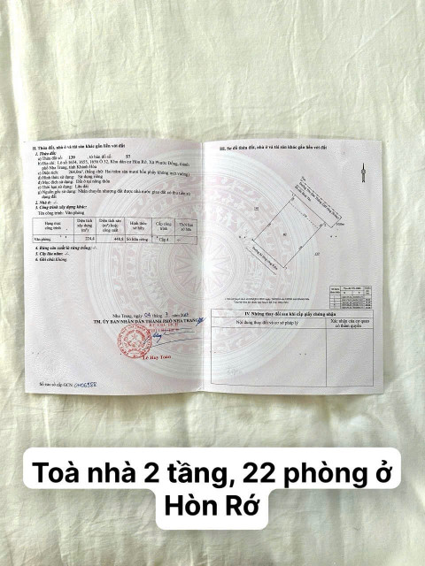 Bán Tòa Căn hộ kinh doanh mặt tiền đường Tôn Đức Thắng cách Biển 50m