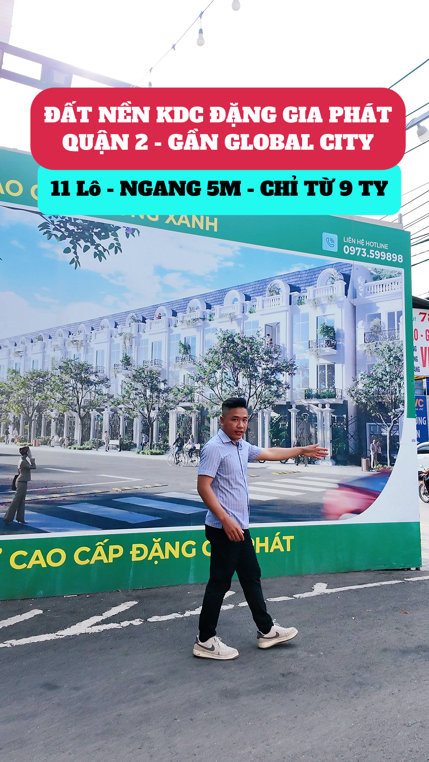 BÁN ĐẤT NGUYỄN DUY TRINH QUẬN 2 - 90M2 (5x18M) - KHU ĐẶNG GIA PHÁT SÁT THE GLOBAL CITY VÀ ĐỖ XUÂN HỢP - 9 TỶ