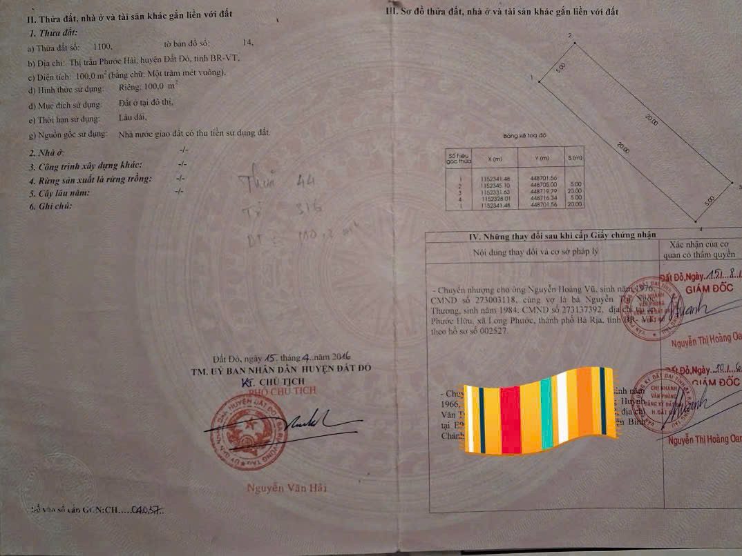 ĐẤT NGỘP CẦN BÁN GẤP - KHU TÁI ĐỊNH CƯ PHƯỚC HẢI
