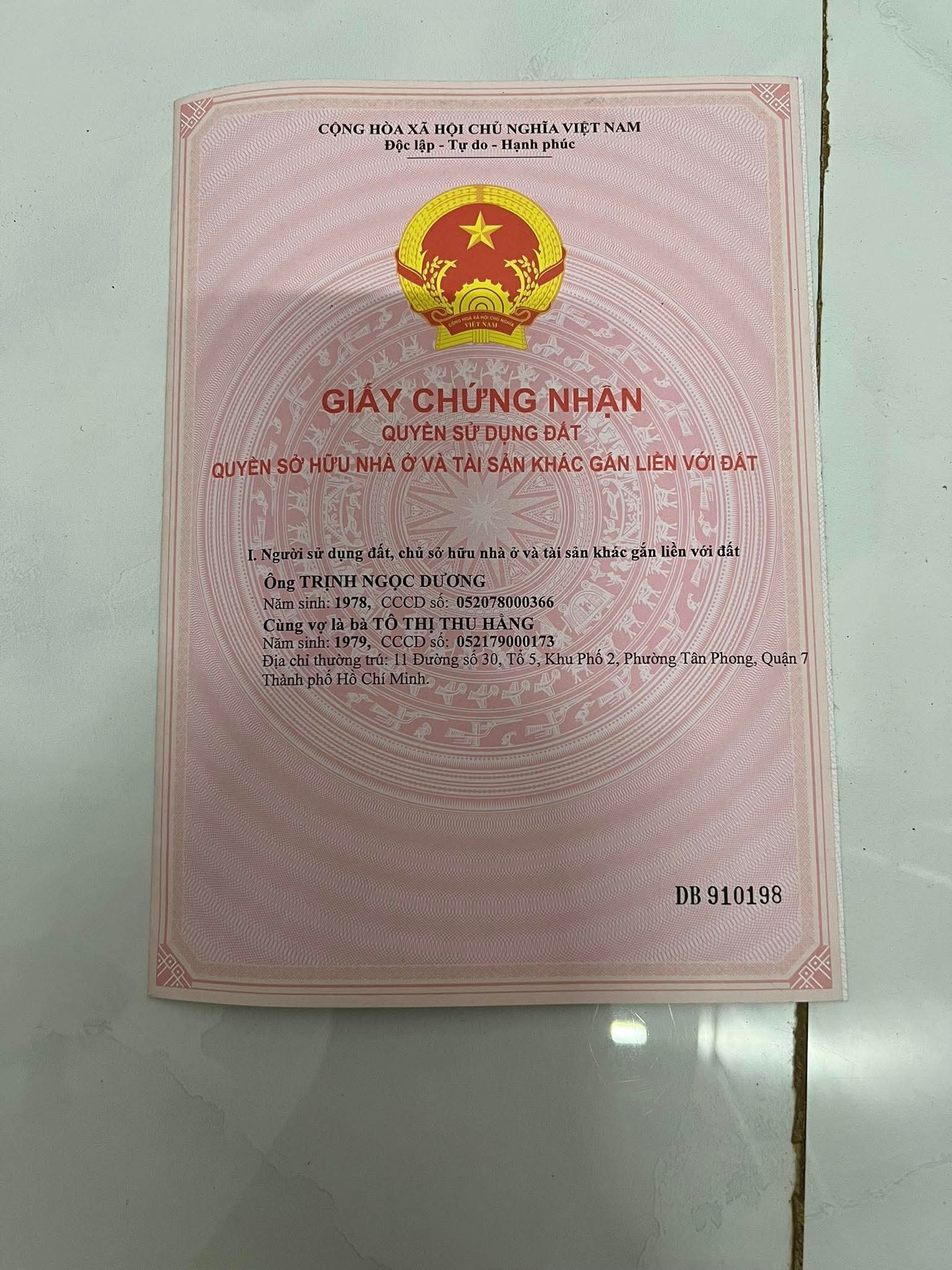 Lô đất mặt tiền đường Trần Cao Vân , Thái Phiên