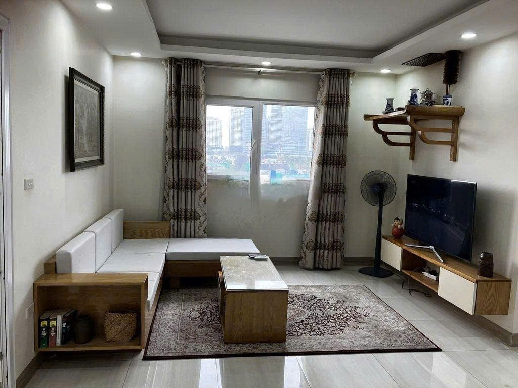 Cho Thuê Chung Cư 60M² 2 Ngủ - Full Đồ - Trần Cung - Cổ Nhuế/ Giá Thuê 15tr