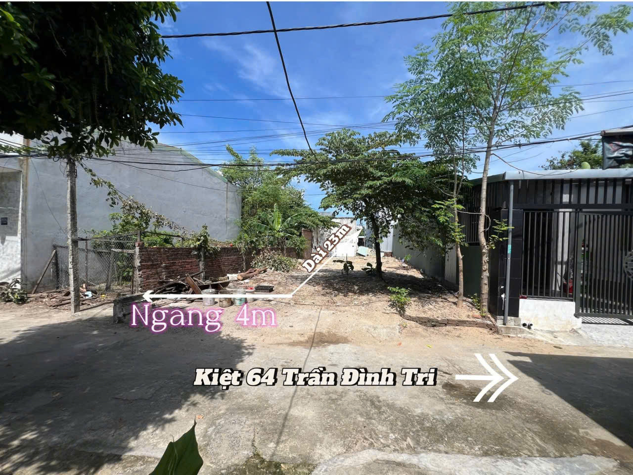 📌📌📌LÀM VIỆC TRỰC TIẾP GIÁ TỐT !!! Bán đất kiệt 64 Trần Đình Tri, Hòa Minh
