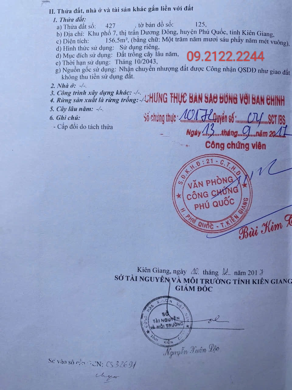 Bán đất 156.5m² ngang 6m giá 5.73 tỷ tại Hẻm Đường Trần Hưng Đạo Đặc khu Phú Quốc